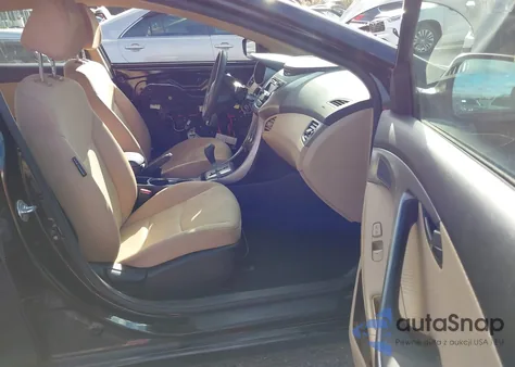 2013 Hyundai Elantra Gls from USA, damaged, VIN KMHDH4AEXDU014168